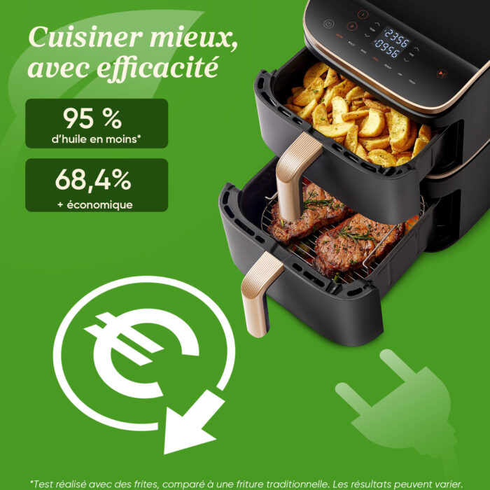 Airfryer Cosori Turbo Tower Pro Smart Chef Edition 10,8L avec revêtement céramique