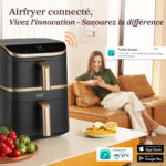Airfryer Cosori Turbo Tower Pro Smart Chef Edition 10,8L avec revêtement céramique